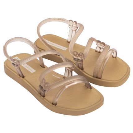 Sandália Infantil Ipanema Solar Mais - 26986 - Bege/bege Transparente - Atacado