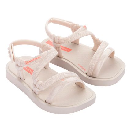 Sandália Ipanema Solar Mais Baby - 26988 - Bege/bege Glitter - Atacado