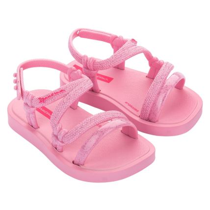 Sandália Ipanema Solar Mais Baby - 26988 - Rosa Claro/rosa Glitter - Atacado