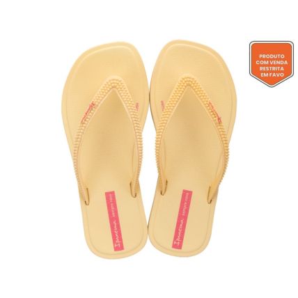 Chinelo Infantil Ipanema Solar Mais - 26989 - Amarelo Glitter - Atacado