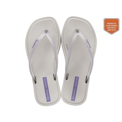 Chinelo Infantil Ipanema Solar Mais - 26989 - Cinza/vidro Glitter - Atacado