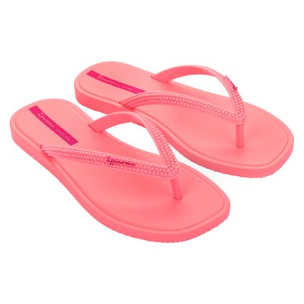 Chinelo Feminino Ipanema Solar Mais - 26990 - Rosa Glitter (Am396) - Atacado