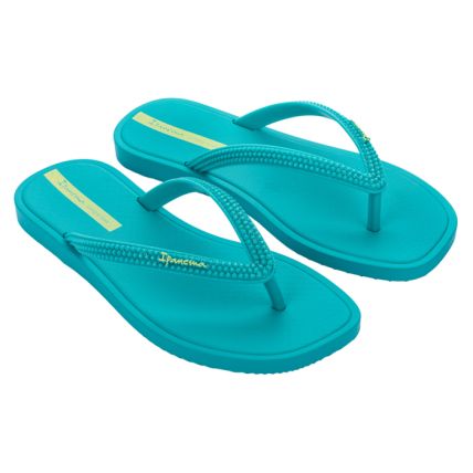 Chinelo Feminino Ipanema Solar Mais - 26990 - Azul Glitter - Atacado