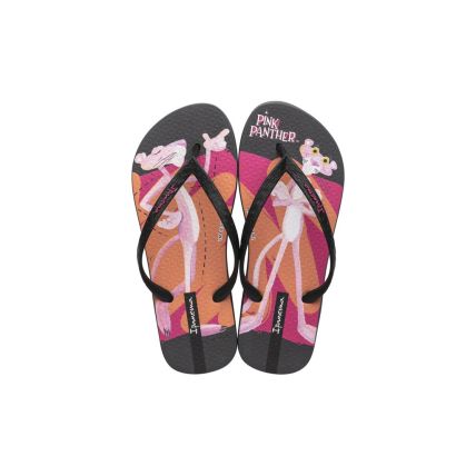 Chinelo Feminino Ipanema Pantera Cor De Rosa - 26995 - Preto/preto/rosa - Atacado