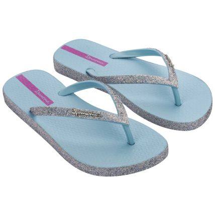 Chinelo Feminino Ipanema Maxi Glow - 27000 - Azul/azul Glitter (An192) - Atacado