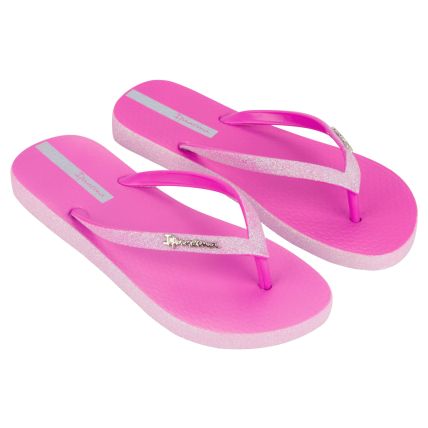 Chinelo Feminino Ipanema Maxi Glow - 27000 - Rosa Claro/rosa Glitter - Atacado