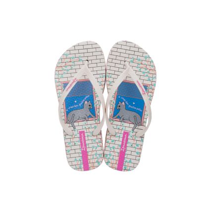 Chinelo Feminino Ipanema Love Pets - 27005 - Bege/bege - Atacado