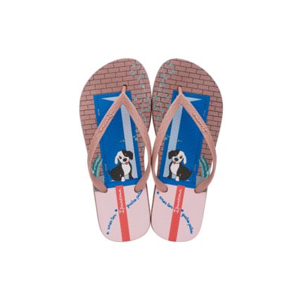 Chinelo Feminino Ipanema Love Pets - 27005 - Rosa/rosa - Atacado