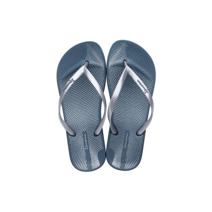 Chinelo Feminino Ipanema Connect - 27006 - Azul/prata - Atacado
