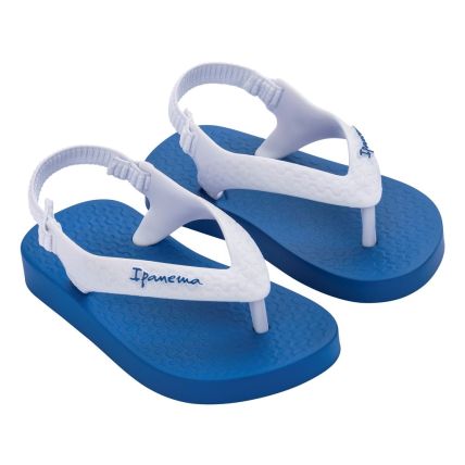 Chinelo Baby Ipanema Classic - 27011 - Azul/branco - Atacado
