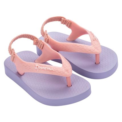 Chinelo Baby Ipanema Classic - 27011 - Violeta/rosa - Atacado