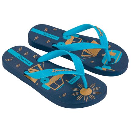Chinelo Infantil Ipanema Fantasia - 27012 - Azul/Azul/Amarelo - Atacado