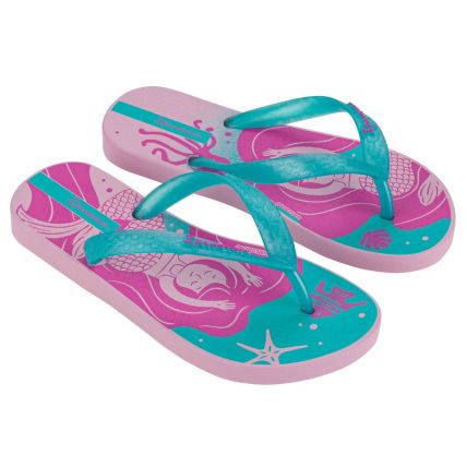 Chinelo Infantil Ipanema Fantasia - 27012 - Rosa/Azul Perolado - Atacado