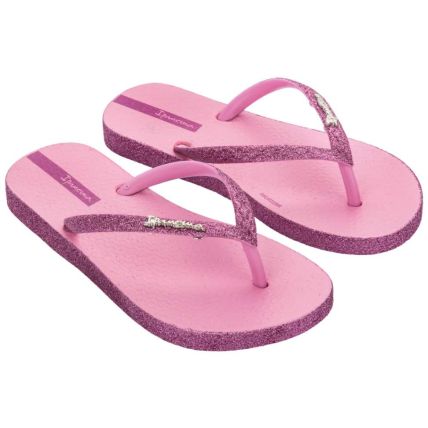 Chinelo Infantil Ipanema Maxi Glow - 27013 - Rosa Medio/rosa Glitter - Atacado