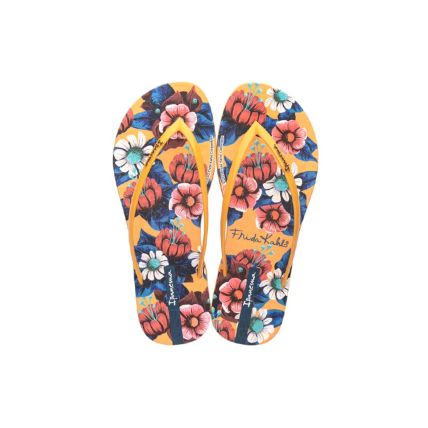 Chinelo Feminino Ipanema Frida Kahlo - 27014 - Amarelo/azul/rosa - Atacado