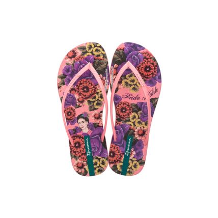 Chinelo Feminino Ipanema Frida Kahlo - 27014 - Rosa/verde/amarelo - Atacado