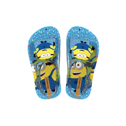 Sandália Baby Ipanema Meus Minions - 27016 - Azul/amarelo - Atacado