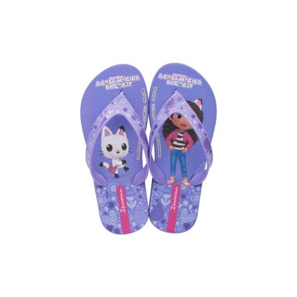 Chinelo Infantil Ipanema A Casa Magica Da Gabby - 27026 - Lilas/rosa - Atacado