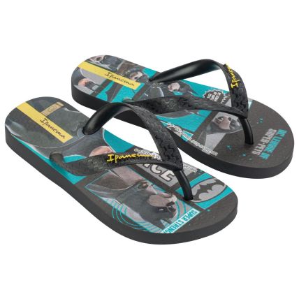 Chinelo Infantil Ipanema Super Pets - 27027 - Preto/Amarelo - Atacado