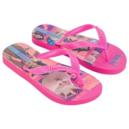 Chinelo Infantil Ipanema Super Pets - 27027 - Rosa/Rosa - Atacado
