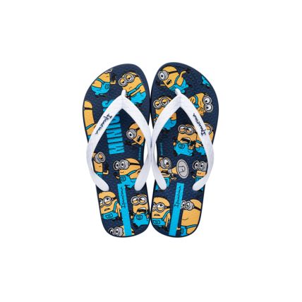 Chinelo Feminino Ipanema Minions - 27032 - Azul/branco - Atacado