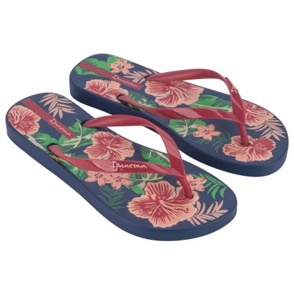 Chinelo Feminino Ipanema Orla - 27036 - Azul/vermelho/verde - Atacado