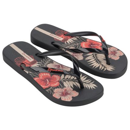 Chinelo Feminino Ipanema Orla - 27036 - Preto/preto/bege - Atacado