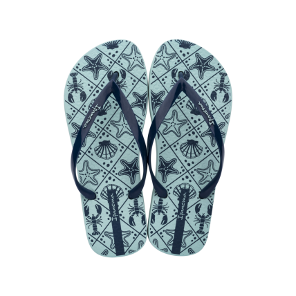 Chinelo Feminino Ipanema Orla - 27036 - Verde/azul - Atacado