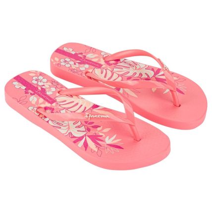 Chinelo Feminino Ipanema Orla - 27036 - Rosa/rosa/verde - Atacado