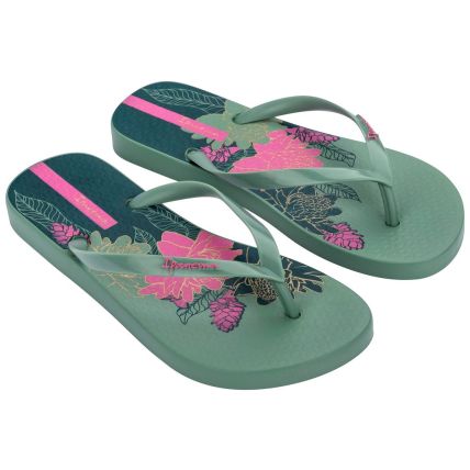Chinelo Feminino Ipanema Orla - 27036 - Verde/lilas - Atacado