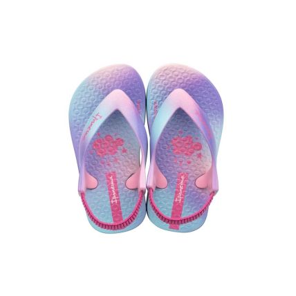Chinelo Ipanema Algodão Doce Baby - 27041 - Rosa/lilas - Atacado