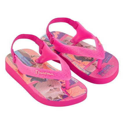 Chinelo Baby Ipanema Super Pets - 27042 - Rosa Escuro/azul - Atacado