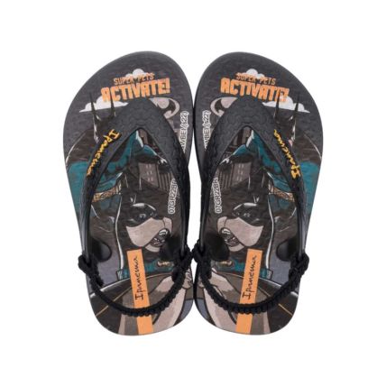 Chinelo Baby Ipanema Super Pets - 27042 - Grafite/preto - Atacado