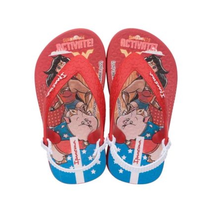 Chinelo Baby Ipanema Super Pets - 27042 - Vermelho/azul - Atacado