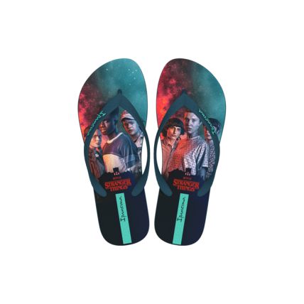 Chinelo Feminino Ipanema Stranger Things - 27043 - Azul/azul - Atacado