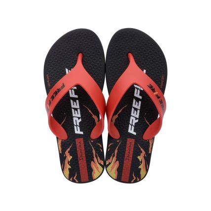 Chinelo Infantil Ipanema Free Fire Missões - 27047 - Preto/vermelho - Atacado