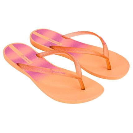 Chinelo Feminino Ipanema Wave Sunset - 27063 - Laranja/Rosa - Atacado