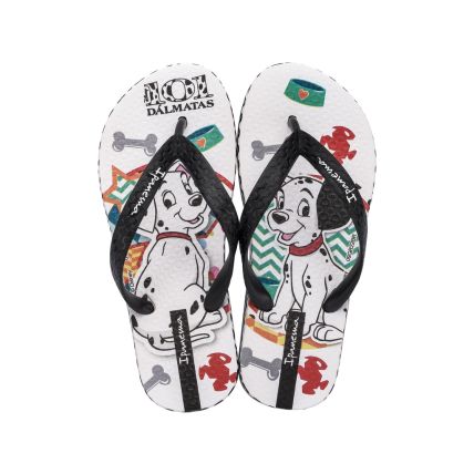 Chinelo Infantil Ipanema Disney - 27064 - Branco/preto - Atacado