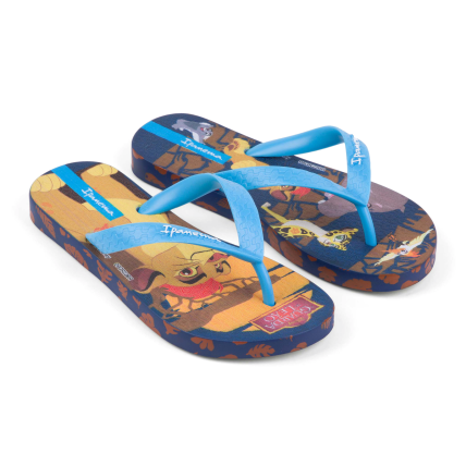 Chinelo Infantil Ipanema Disney - 27064 - Azul/amarelo - Atacado