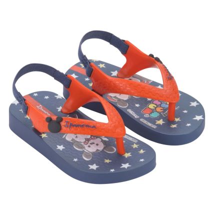 Chinelo Baby Ipanema Disney - 27065 - Azul/vermelho - Atacado