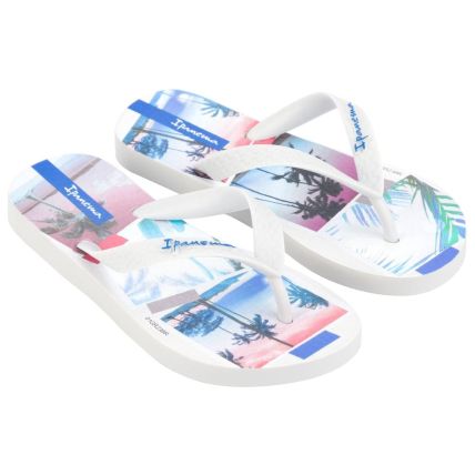 Chinelo Infantil Ipanema Urbana - 27072 - Cinza/Cinza/Azul - Atacado