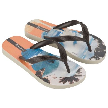 Chinelo Infantil Ipanema Urbana - 27072 - Bege/Marrom/Laranja - Atacado