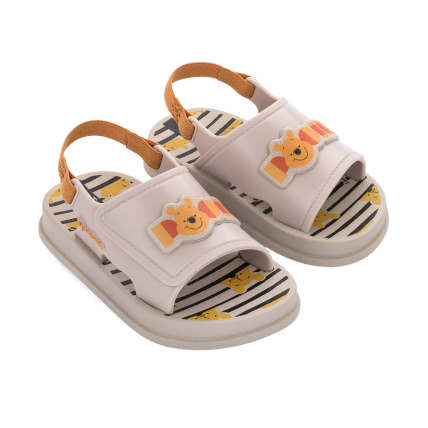 Chinelo Baby Ipanema Disney Soft - 27074 - Bege/amarelo/preto - Atacado