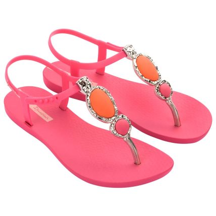 Sandália Feminina Ipanema Class Luxo - 27081 - Rosa/laranja - Atacado