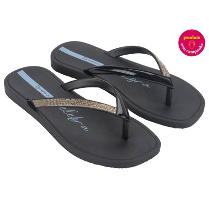 Sandalia De Dedo Feminina Ipanema Celebra - 27094 - Preto/preto/azul - Atacado