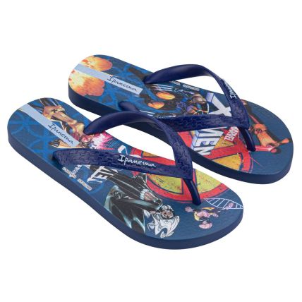 Chinelo Infantil Ipanema Marvel X-men - 27102 - Azul/Amarelo/Vermelho - Atacado