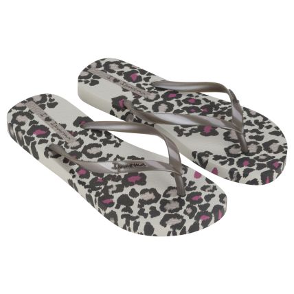 Chinelo Feminino Ipanema Fashion Animal - 27107 - Cinza/prata - Atacado