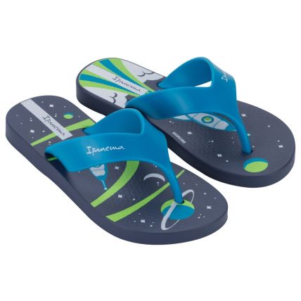 Chinelo Infantil Ipanema Deck City - 27114 - Azul/Verde/Branco - Atacado