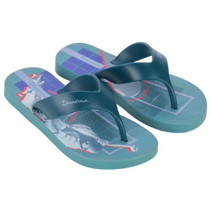 Chinelo Infantil Ipanema Deck City - 27114 - Verde/azul/laranja - Atacado