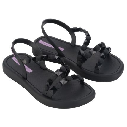 Sandalia Infantil Ipanema Meu Sol Flatform - 27115 - Preto/preto/lilas - Atacado